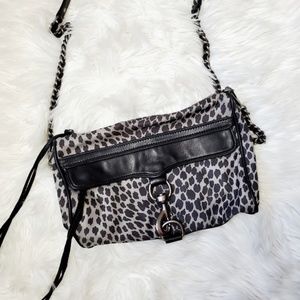 Rebecca Minkoff mini MAC animal print crossbody
